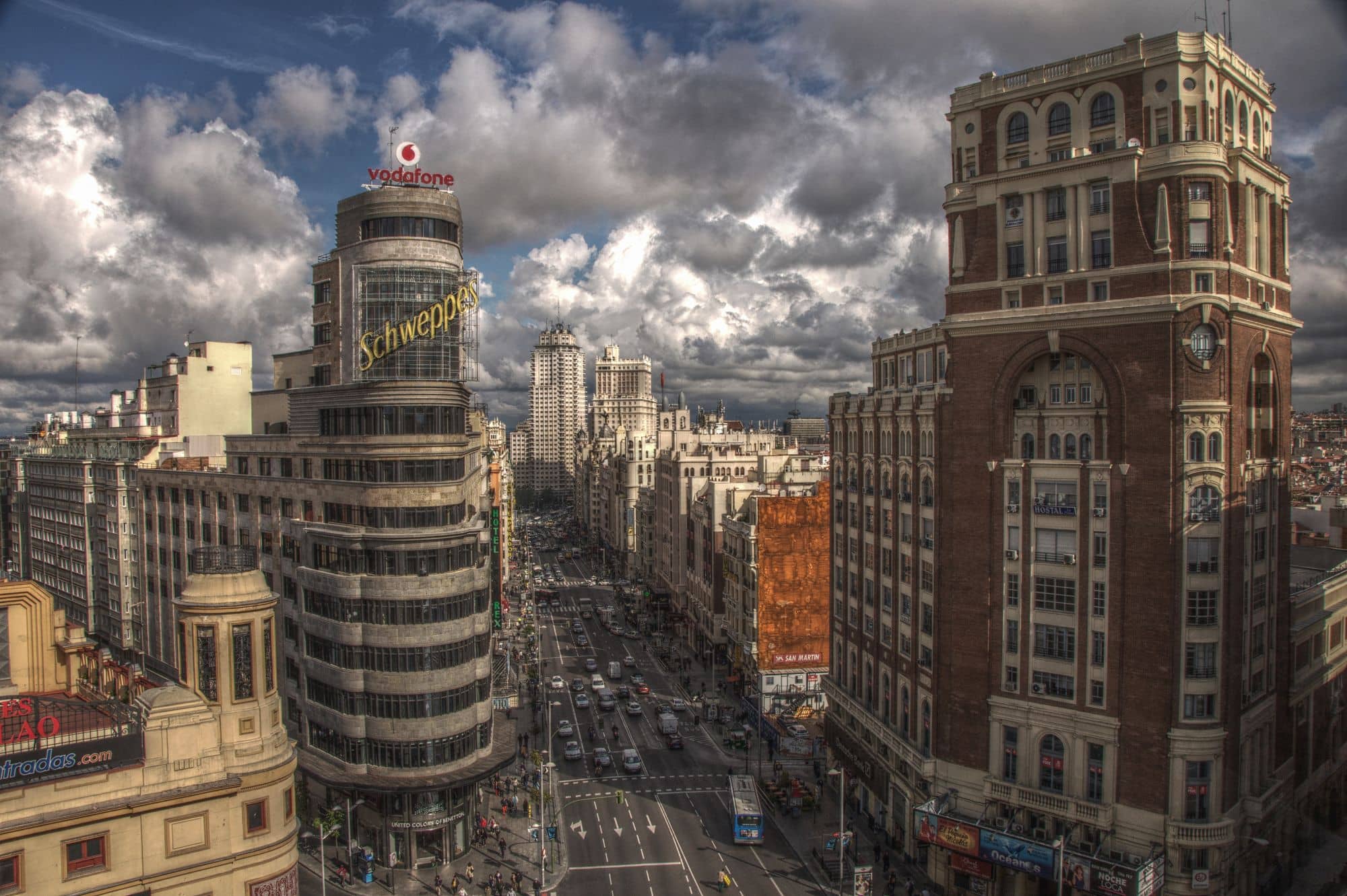 Gran Vía in Madrid